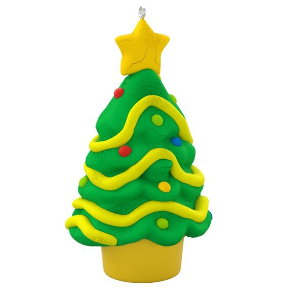 New! Play-Doh Christmas Tree Hallmark Keepsake Ornament 2022 Hasbro Toy Dough - Picture 4 of 5